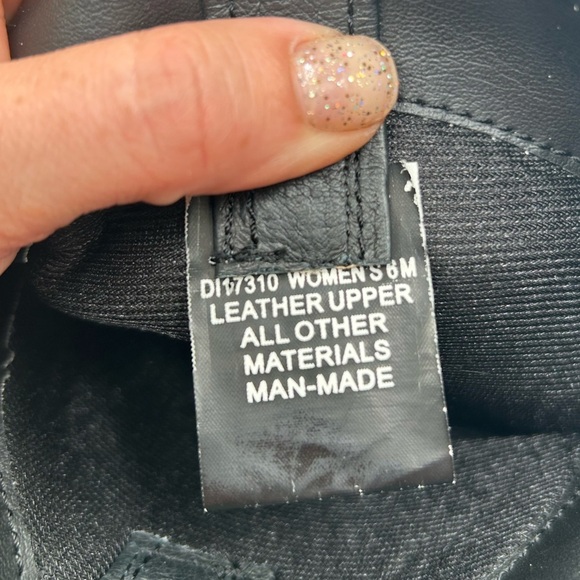 Dingo Slouch Cowboy Boots Black Leather Western boot Biker  women’s size 6 - Picture 9 of 10